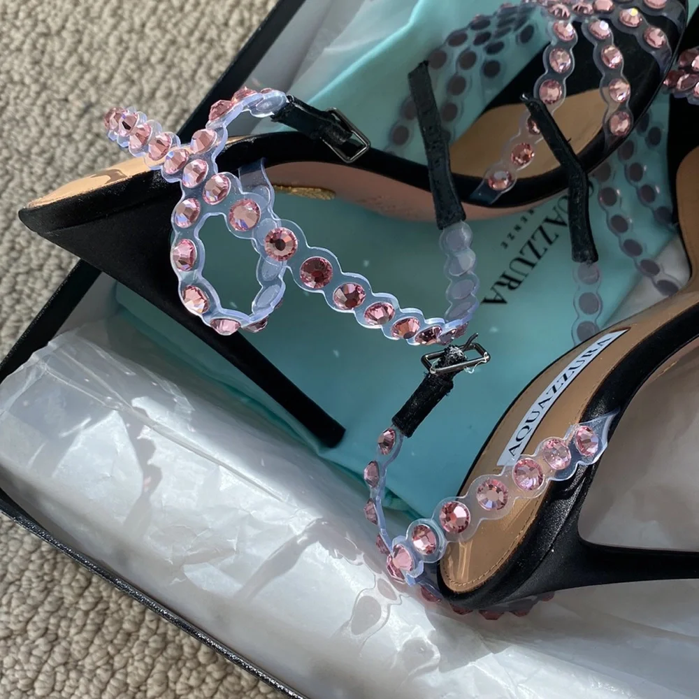 Aquazzura tequila plexi 105mm sandals - Picture 2 of 3
